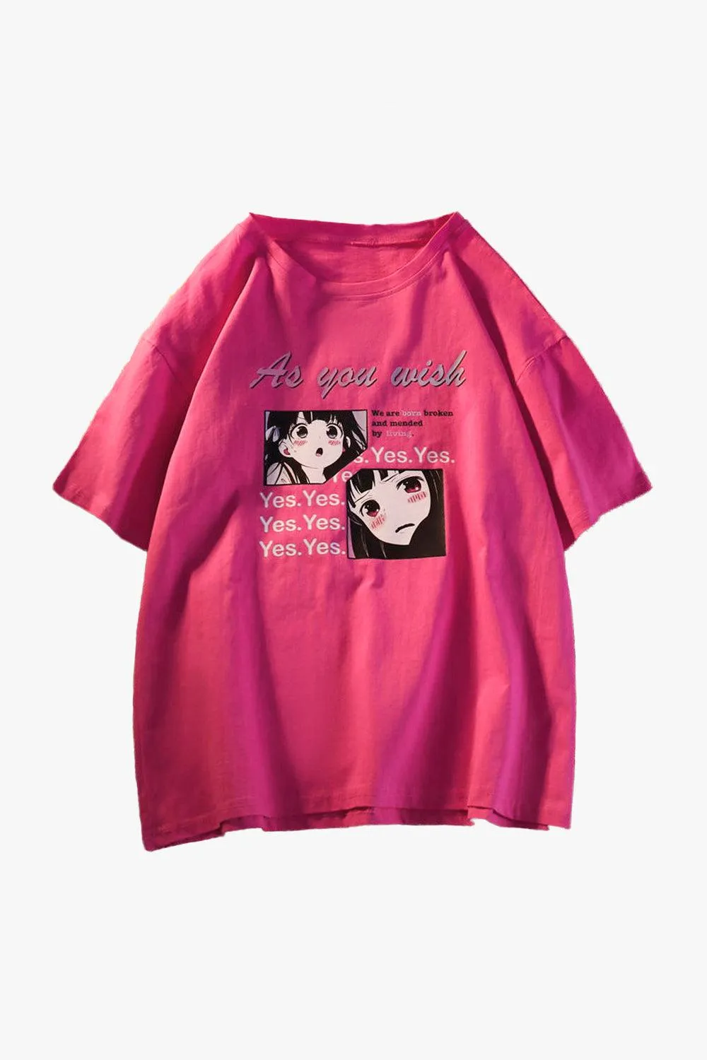 As You Wish Yes Anime Girl T-Shirt