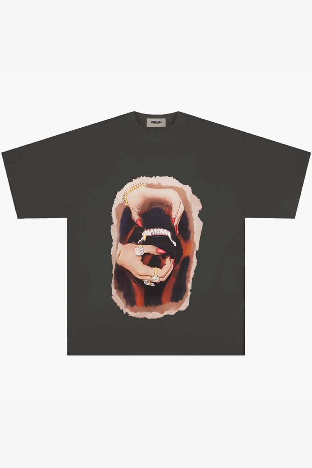 Baddie Aesthetic T-Shirt Golden Dog Tooth And The Rich