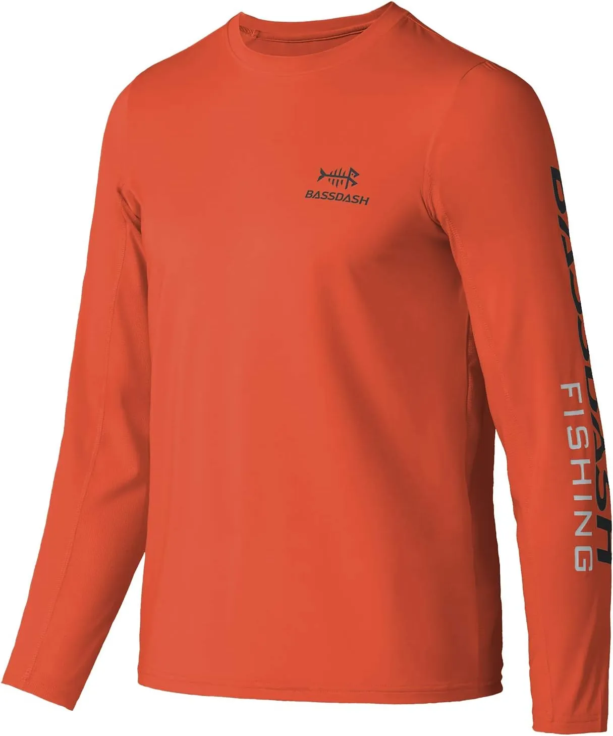 BASSDASH Youth Fishing T Shirts UPF 50  Long Sleeve Performance UV Protection Tee for Boys Girls, Pack of 2