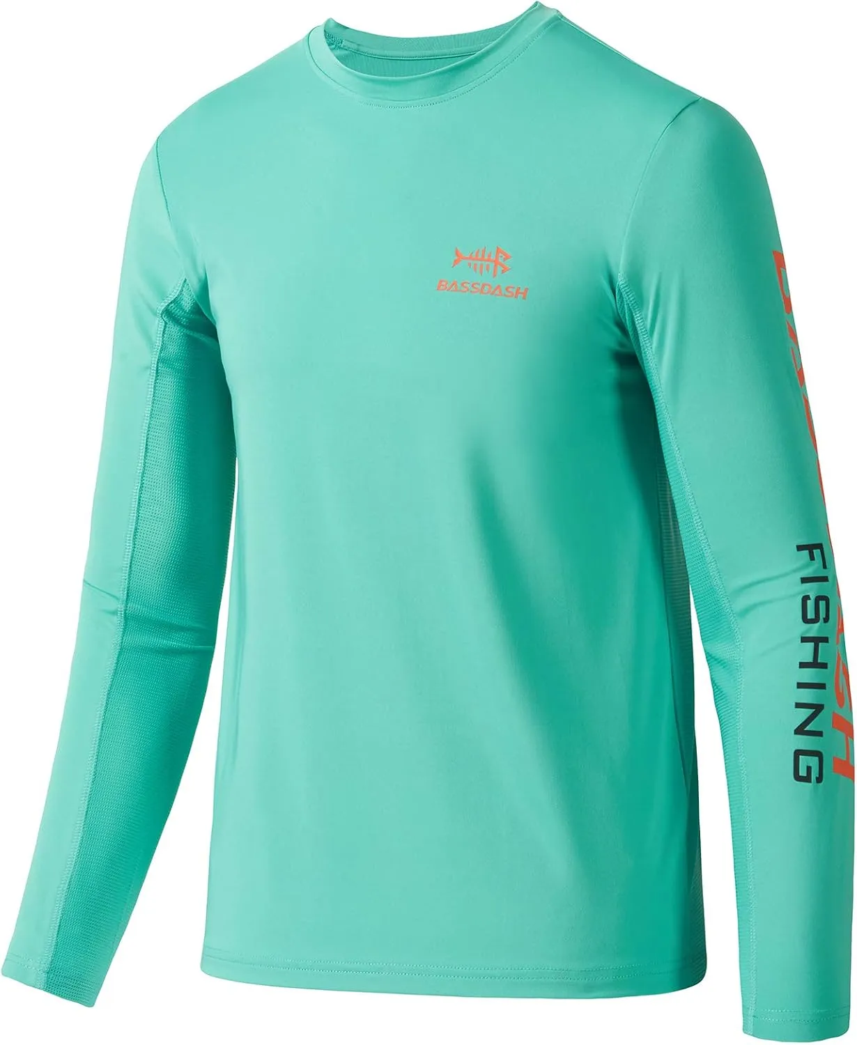 BASSDASH Youth Fishing T Shirts UPF 50  Long Sleeve Performance UV Protection Tee for Boys Girls, Pack of 2