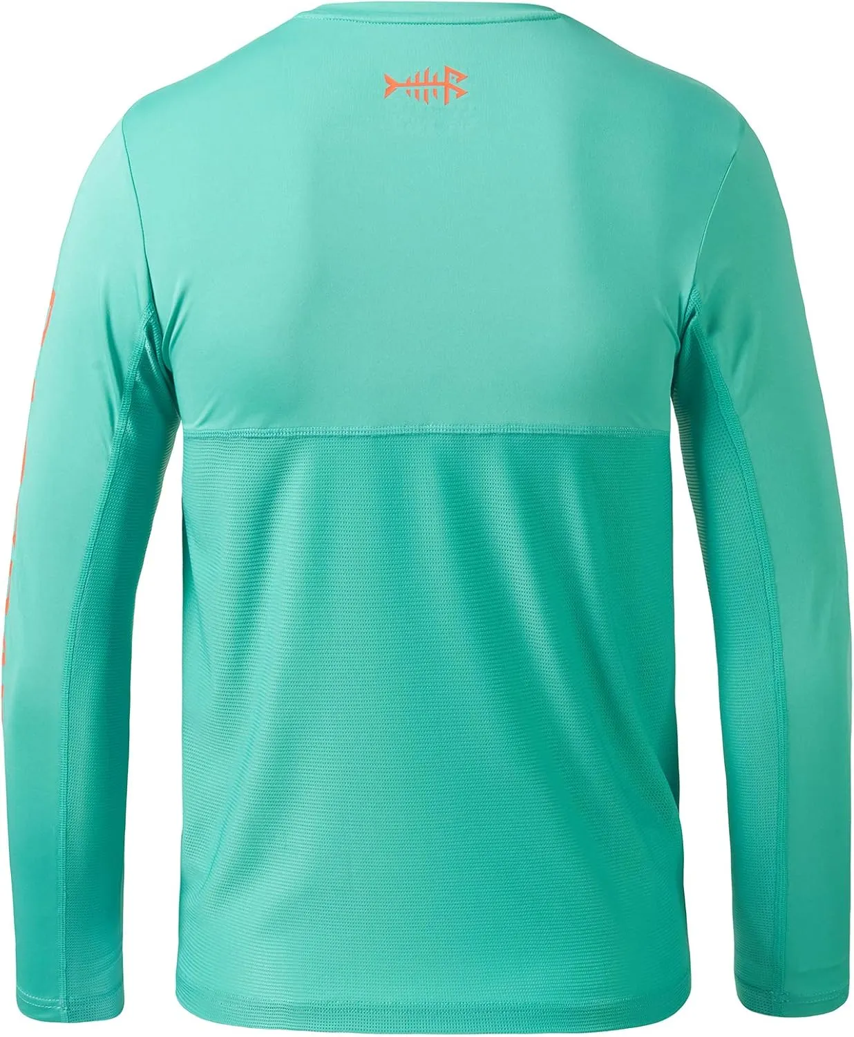 BASSDASH Youth Fishing T Shirts UPF 50  Long Sleeve Performance UV Protection Tee for Boys Girls, Pack of 2
