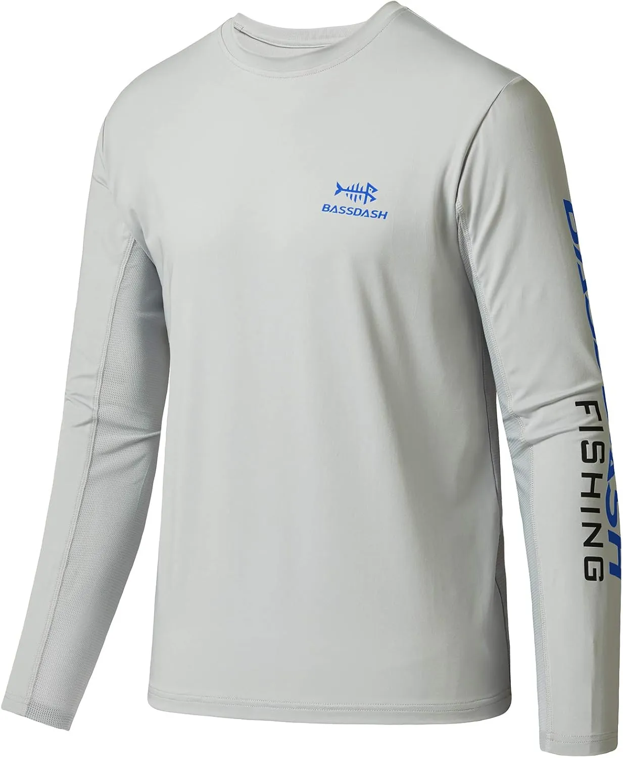 BASSDASH Youth Fishing T Shirts UPF 50  Long Sleeve Performance UV Protection Tee for Boys Girls, Pack of 2
