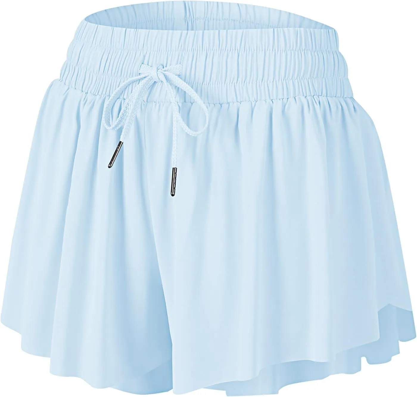 Flowy Athletic Shorts for Women Girls Butterfly Shorts Running Tennis Skort Preppy Shorts Cute Summer Clothes