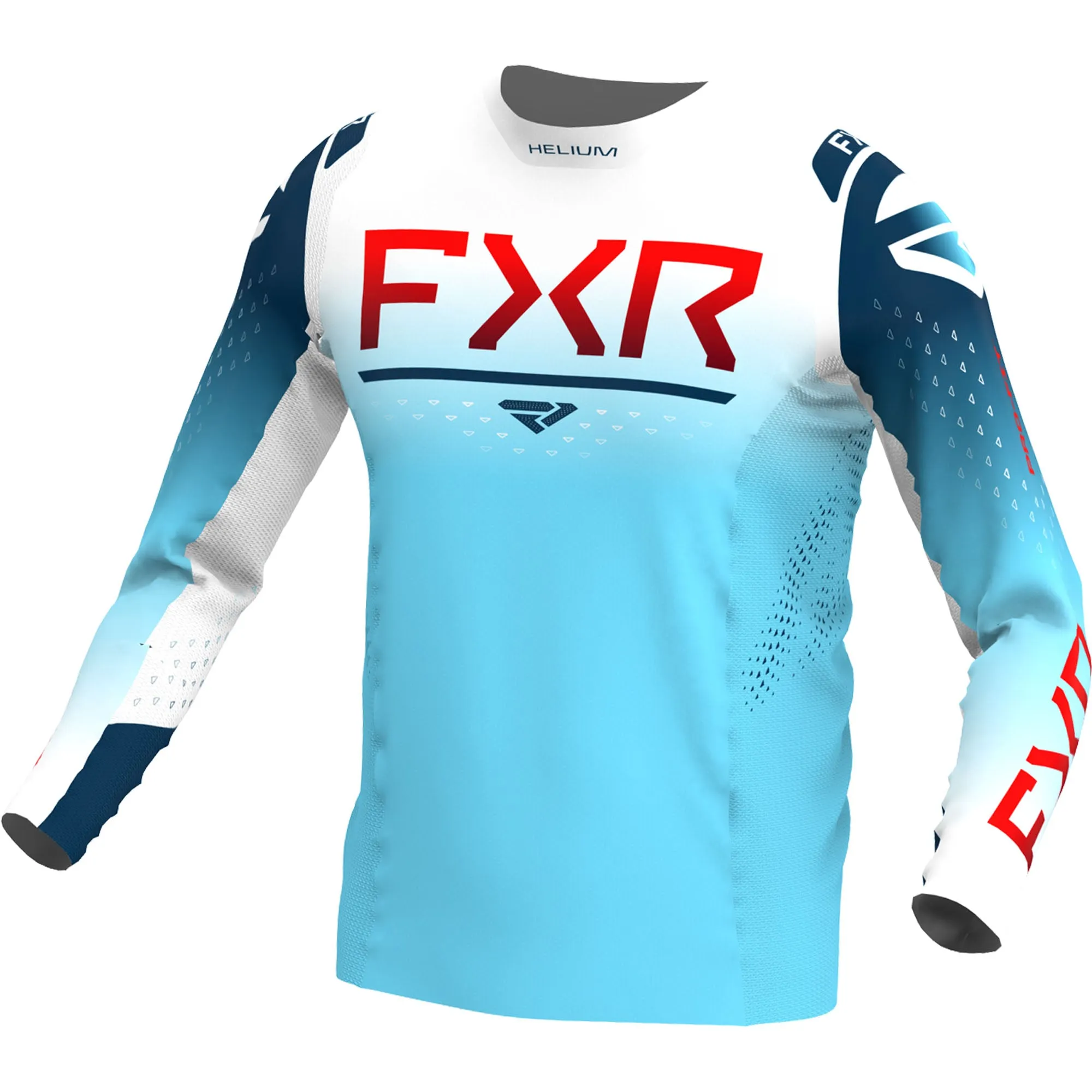 FXR  Glacier Helium MX Jersey Long Sleeve Lightweight Breathable Quick Dry