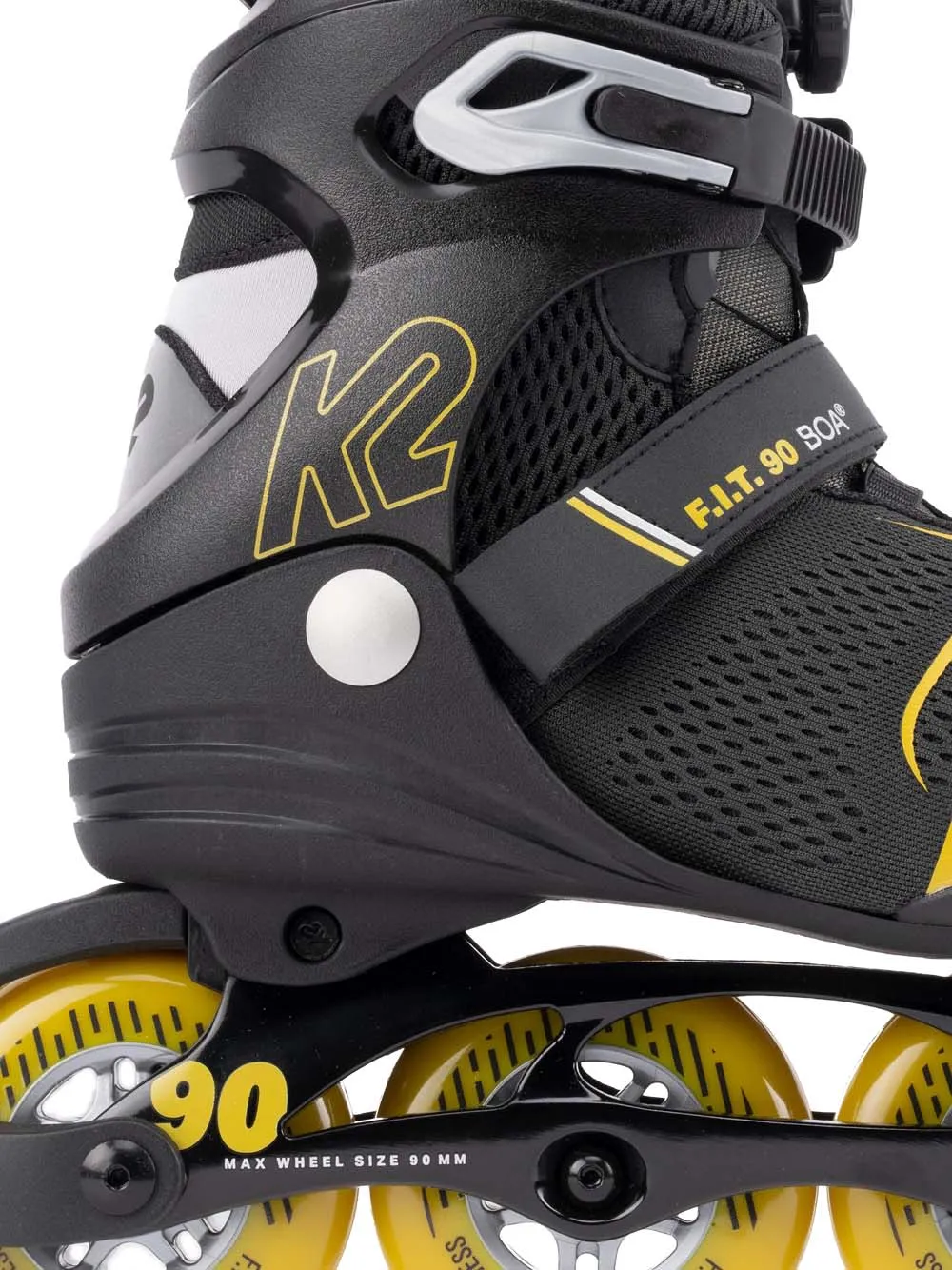 K2 Sports Men&#x27;s F.I.T. 90 Boa Gray Mustard | Buy K2 Sports Men&#x27;s F.I.T. 90 Boa Gray Mustard here | Outnorth