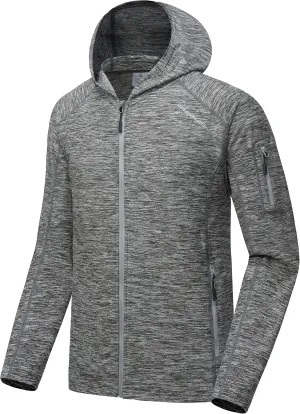 Men's Running Sport Track Jacket Full Zip Workout Athletic Fitness Jackets for Training