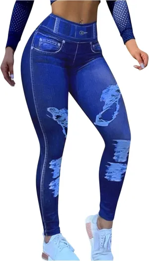 Pants Leggings Waist Women's High Seamless Lifting Skinny High Solid Butt Yoga Pants Compression Workout Pants