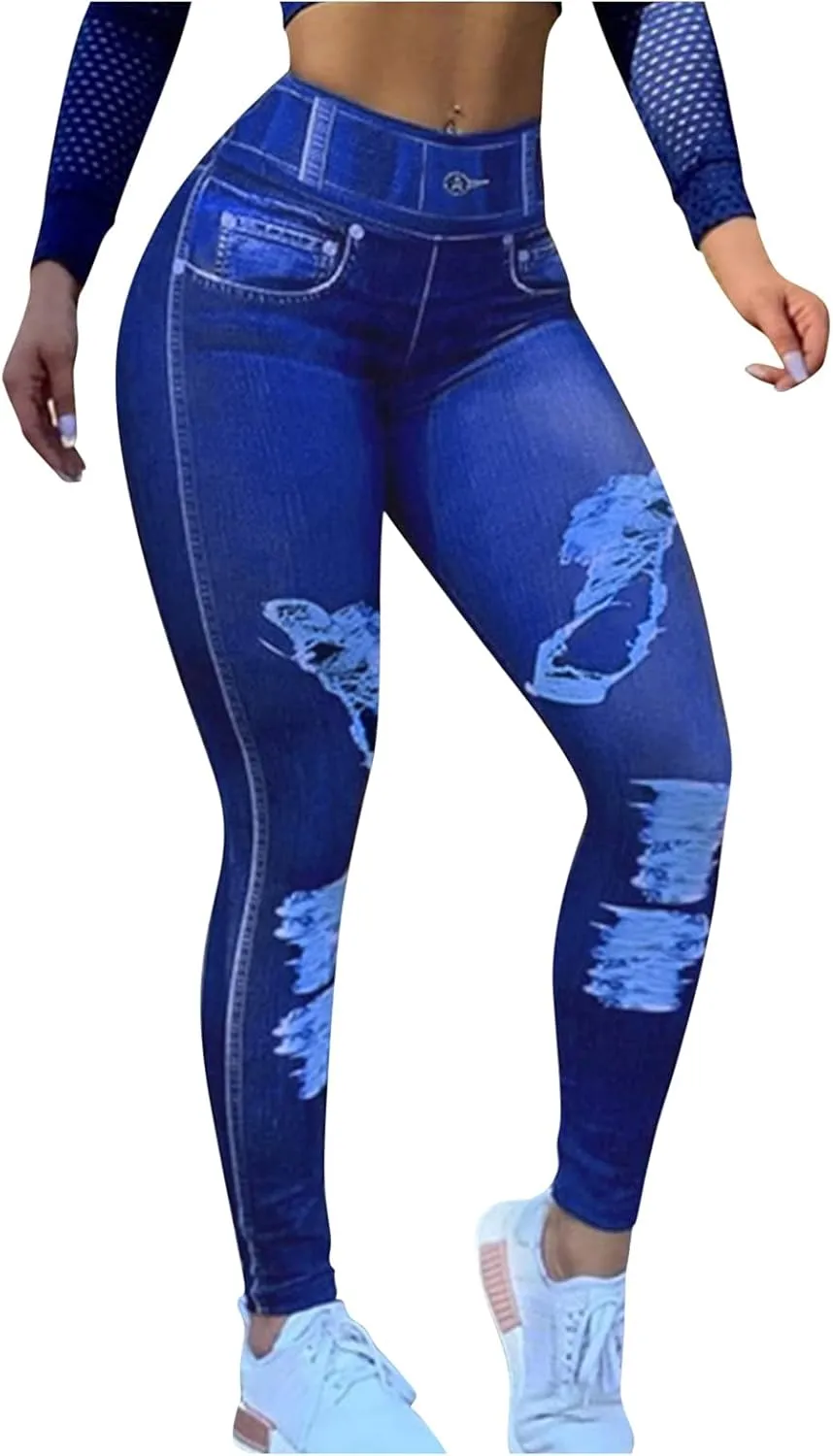 Pants Leggings Waist Women's High Seamless Lifting Skinny High Solid Butt Yoga Pants Compression Workout Pants