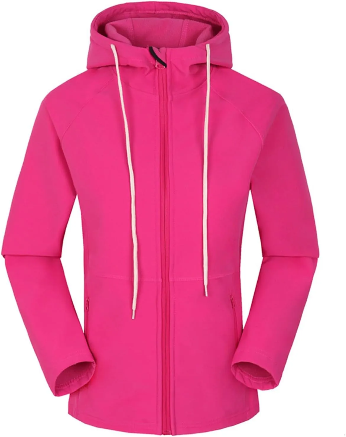 Rain Jacket Men Women Fall Winter Outdoor Warm Raincoats Hooded Waterproof Windbreaker Trench Coats with Pockets 2024