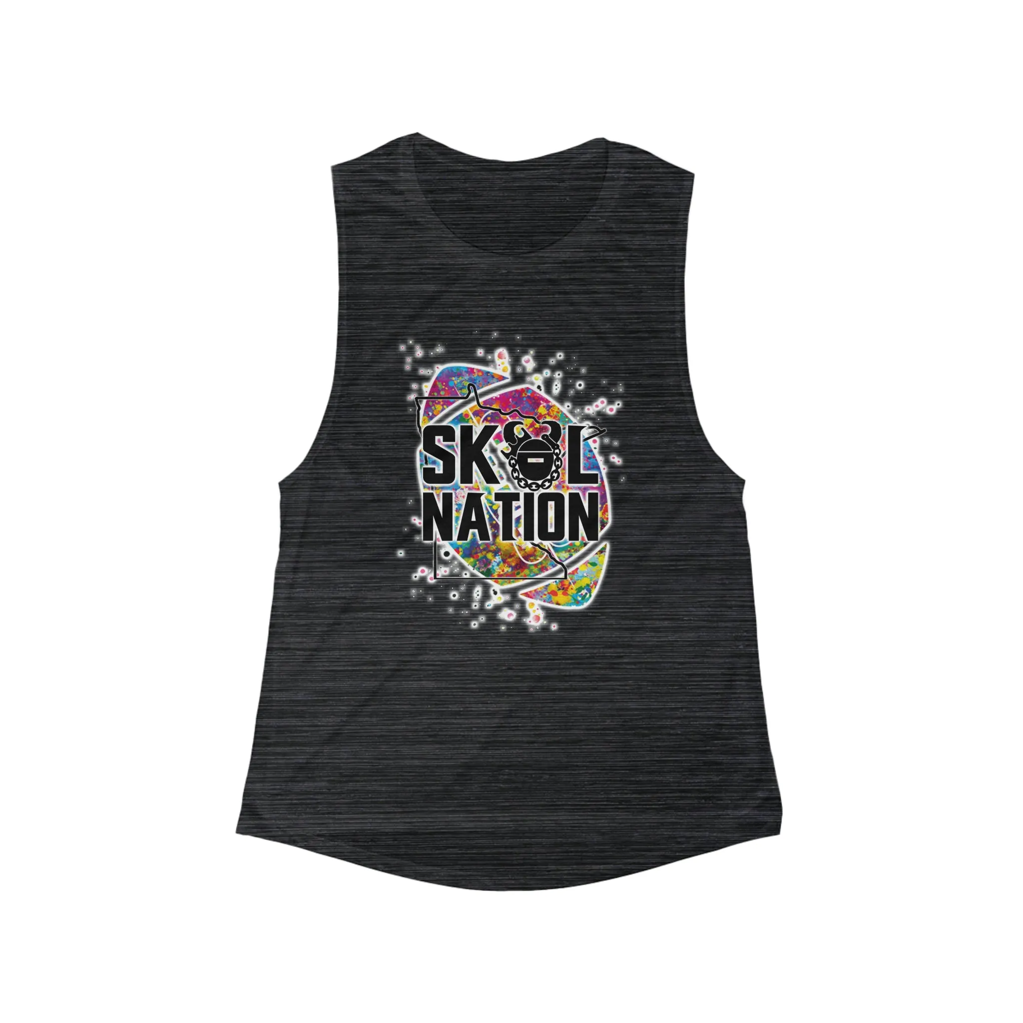 Women's Flowy Scoop Muscle Tank - MN Nation (Color Blast)
