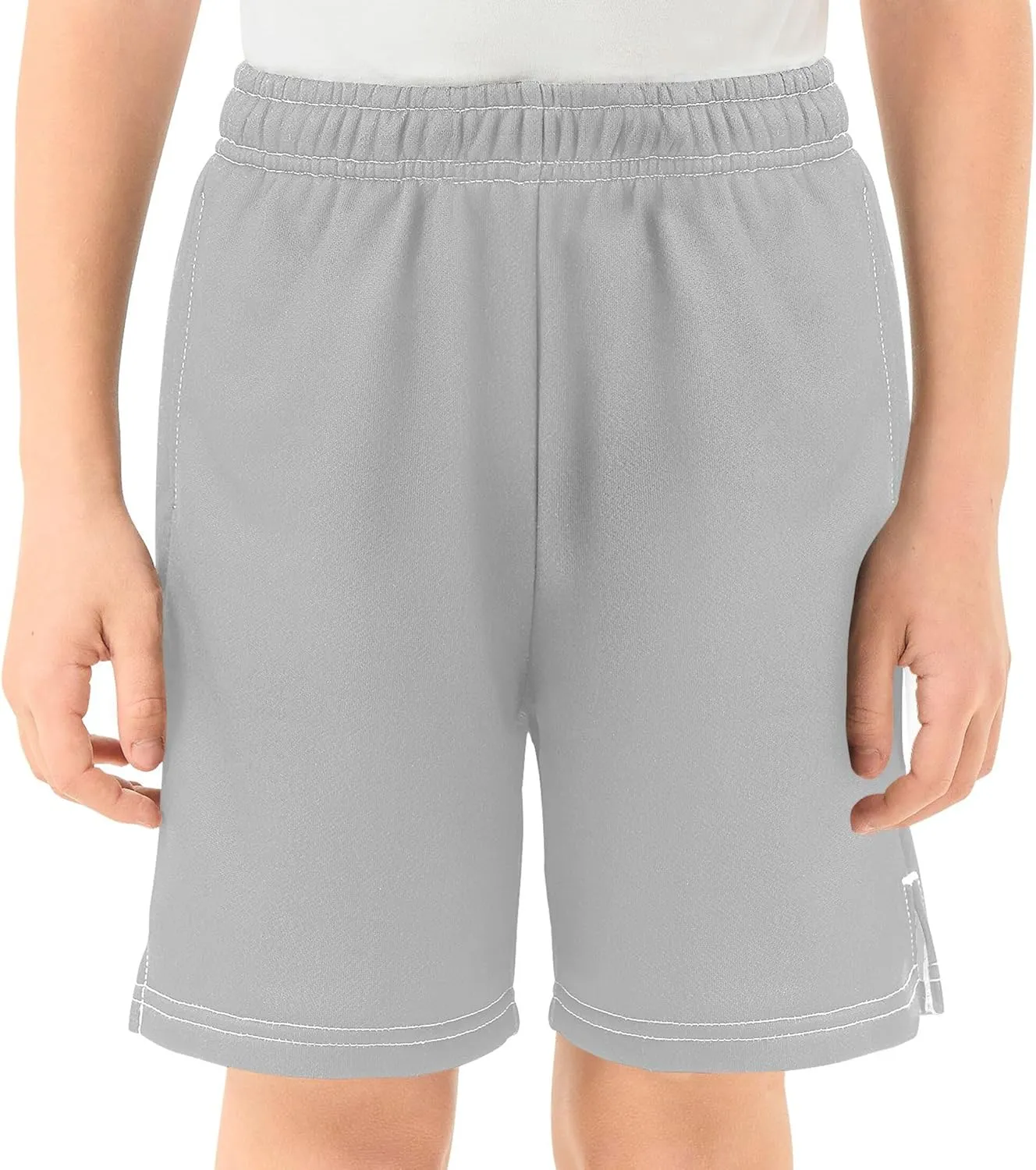 Youth Boys Cargo Shorts Lightweight Athletic Running Workout Shorts with Pockets